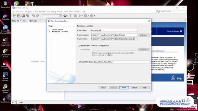 Tutorial Netbeans 8.2 | Tipe Data Boolean смотреть онлайн