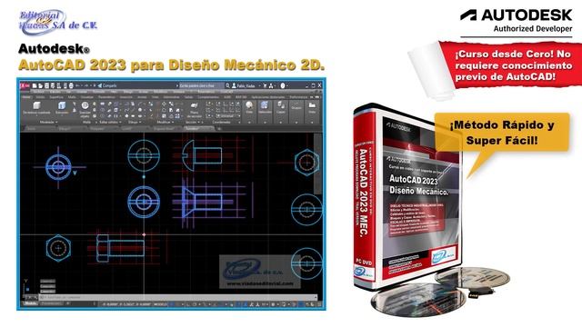 Curso de AutoCAD 2023 para Diseño Mecánico 2D. смотреть онлайн
