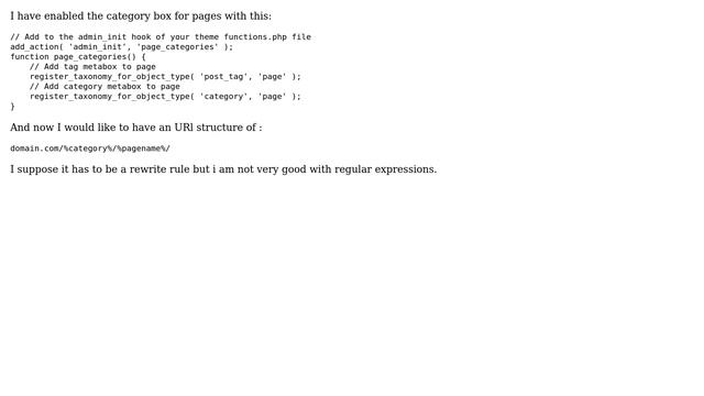 Wordpress: Rewrite rule page url with category смотреть онлайн