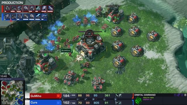 StarCraft 2: GuMiho's MASS BATTLECRUISER Transition! смотреть онлайн