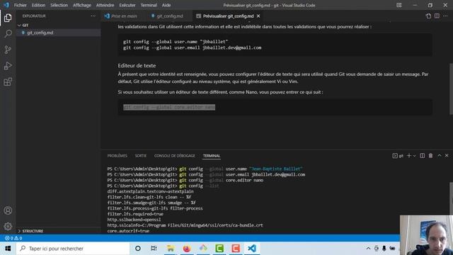 configuration git avec vscode смотреть онлайн