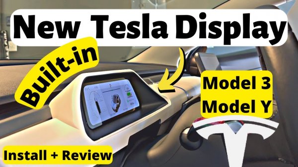 НОВЫЙ дисплей приборов Tesla - Tesla Model Y⚡️Модель 3 - OEM-образ❗️Установка и проверка