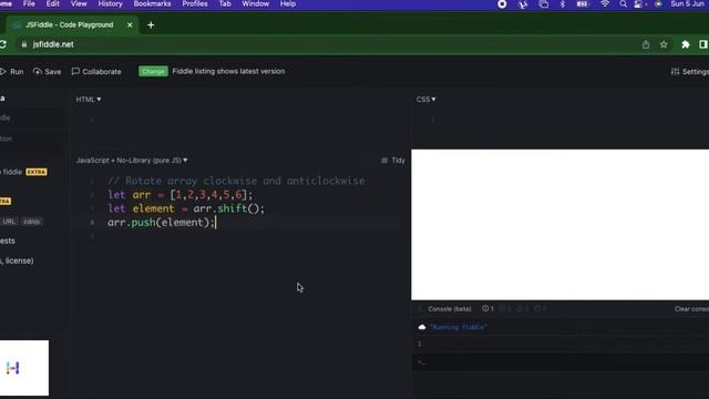 Rotate array in clockwise or in anti clockwise direction | Javascript | Hindi смотреть онлайн