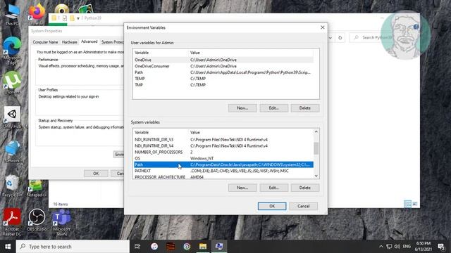 How To Add Python Path To Environment Variables In Windows 7/8/10 смотреть онлайн