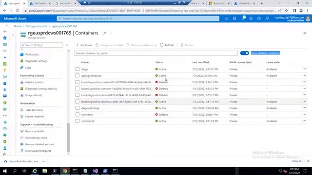 Tips & Tricks - Series - AZURE - How to Recover Deleted Storage Account, Container & Blobs смотреть онлайн