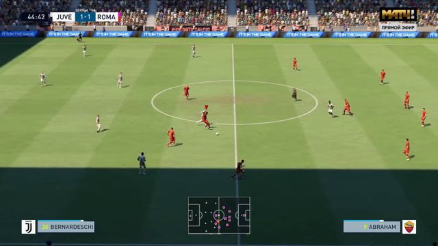 FIFA 22 КАРЬЕРА ТРЕНЕРА ЗА РОМУ ИГРА ПРОТИВ ЮВЕНТУСА #11 смотреть онлайн