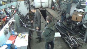 Самодельный снегоход 02 ,сборка часть №7 ,лыжи.