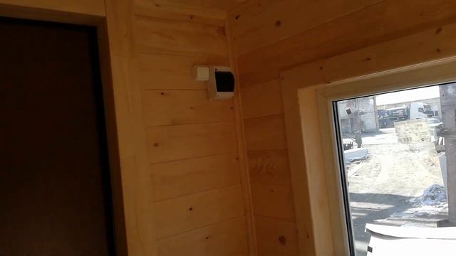 Мобильная баня 2,3х4м от компании "Садовый Мир" смотреть онлайн