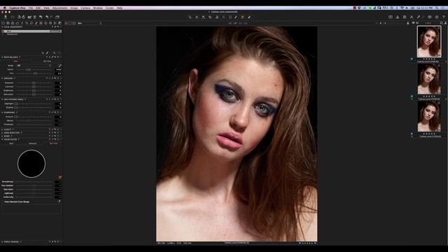 Preparing Raw Files for Retouching in Capture One Pro смотреть онлайн
