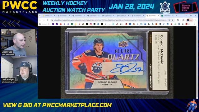PWCC Live | Weekly Hockey Auction | Jan 28 2024 смотреть онлайн
