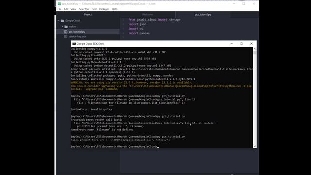 How to work on Google Cloud Platform & Cloud Storage in python | Step by Step Tutorial for Beginner смотреть онлайн
