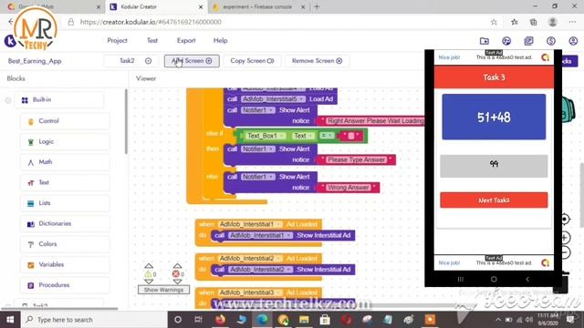 Make App Earn | Connect Firebase And Add AdMob Ads In Earning App To Earn Money | Part-2 | MR TECHY смотреть онлайн