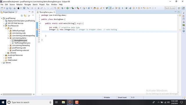 Java | Boxing | Unboxing | Wrapper Classes смотреть онлайн