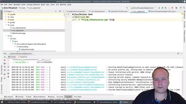 Spring Boot Upload and Download files смотреть онлайн