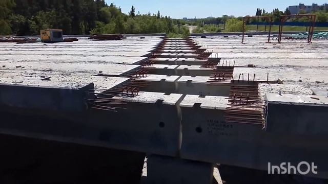 Остужевская развязка |Путепровод, новое препятствие|Скоро будет отсыпка грунта| 4.06.22. смотреть онлайн