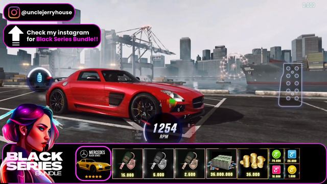 CSR2 SLS AMG Black Series, shift & tune for 12.xxx смотреть онлайн