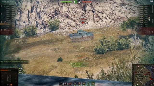 UDES 03 4 hits without seeing the tank 1400dmg смотреть онлайн
