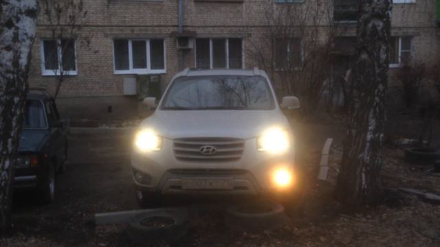 Поворотный свет или Corner Light на Santa Fe 2 смотреть онлайн