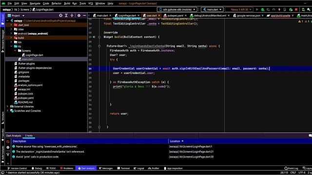 Logando usuarios usando Firebase | Flutter смотреть онлайн