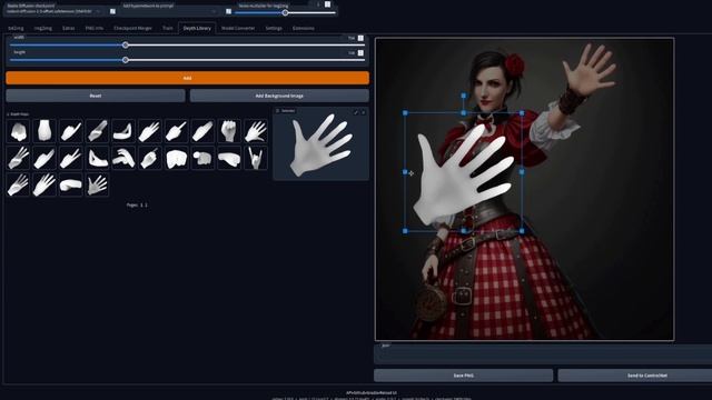 Automatic1111 - Depth Library for ControlNet! смотреть онлайн