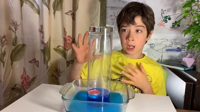 Опыт со свечой, водой и стаканом ?+? Почему так происходит? смотреть онлайн