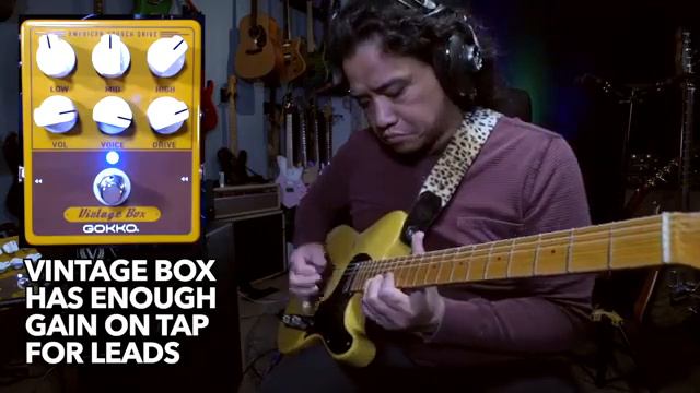 Vintage Box - Gokko Audio - pedal in a box amplifier replica sound смотреть онлайн