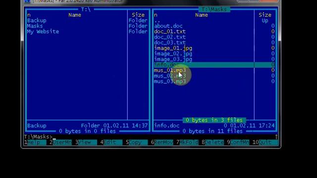 [BackUp 5] Маски * и ? для объединения файлов в группы смотреть онлайн