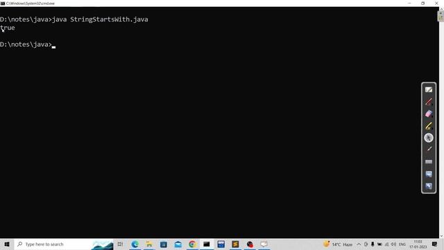 how to check a string starts with a given prefix in java | startsWith() in java смотреть онлайн