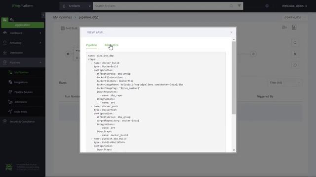 JFrog Pipelines - CI/CD Docker Build Example смотреть онлайн