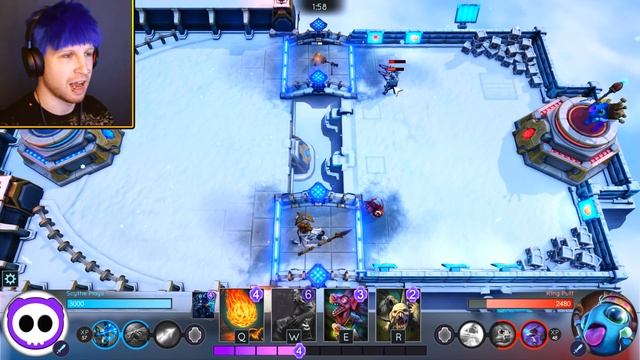 TOWER DEFENSE STRATEGY CARD GAME! ✪ Minion Masters Forced to Duel Gameplay | Scythe Plays смотреть онлайн