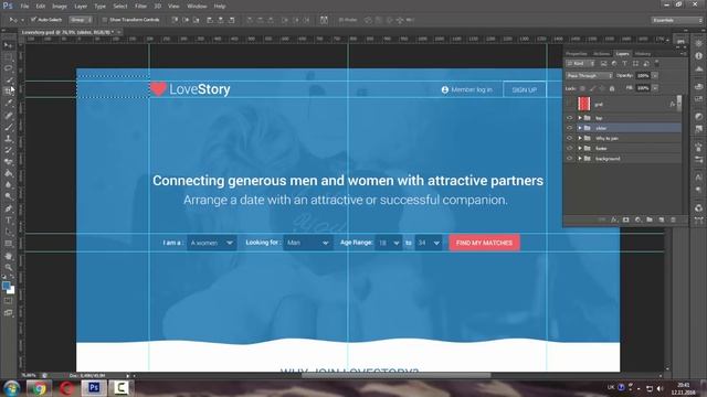 Основы Photoshop за 10 минут для web разработчика смотреть онлайн
