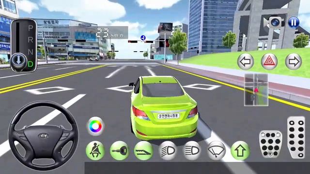 Hyundai Accent In Driving Class Simulator - Airport and Gas Station Location - Android Gameplay#4 смотреть онлайн