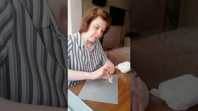 Занятие по аппликации из ваты смотреть онлайн