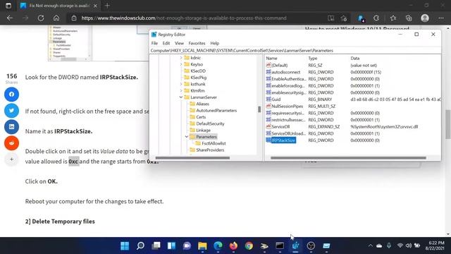 Fix Not enough storage is available to process this command смотреть онлайн