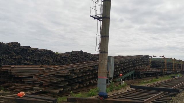 РЖД #выгрузка плетей#2019 год. Пугачёво. смотреть онлайн