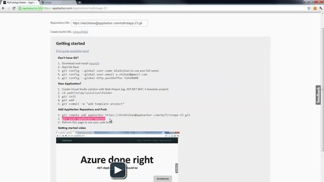 ASP.NET MVC3 AppHarbor SQL Server WebApp Quickstart Tutorial смотреть онлайн