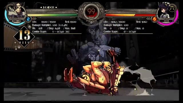 Skullgirls 2nd Encore Beowulf 8.6k combo смотреть онлайн