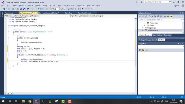 C# Öğreniyorum Ders-8 Foreach Döngüsü-Diziler смотреть онлайн