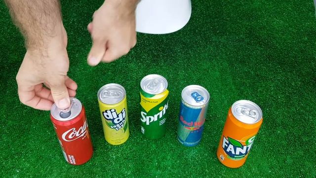 M&M Candy Ball VS Mentos, Coca Cola, Sprite, Fanta, Red Bull, Didi and Mentos in the toilet смотреть онлайн
