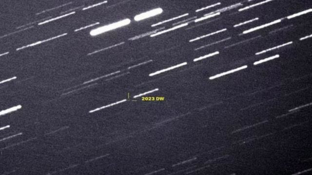 Newly discovered asteroid 2023 DW has a chance of colliding with Earth on Valentine’s Day 2046! смотреть онлайн