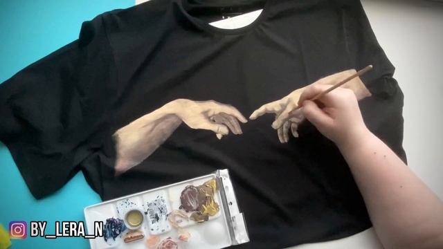 МЯГКАЯ роспись на ткани, которая ТЯНЕТСЯ | Роспись и кастомизация одежды смотреть онлайн