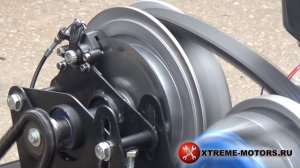 Тормозная система мотобуксировщика