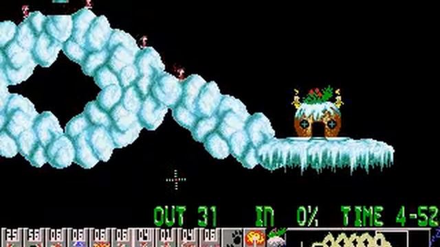 Holiday Lemmings 1994 level 1 смотреть онлайн