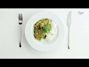 Зеленый карри с курицей и рисом. Мастер-класс Алексея Зимина