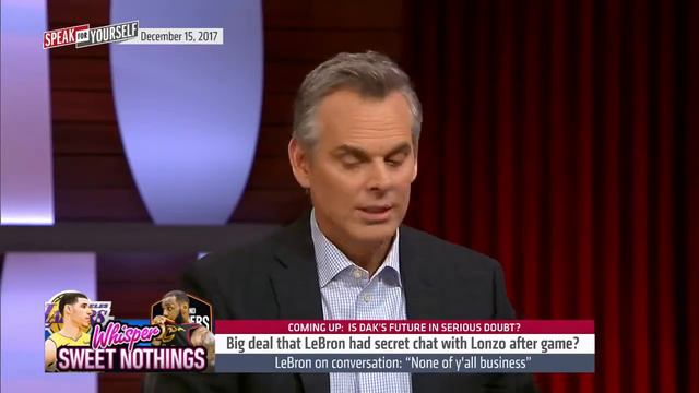 Jason Whitlock reacts to LeBron and Lonzo's secret post-game conversation смотреть онлайн