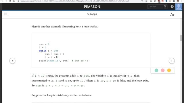 Daniel Liang Python Section 5.2 смотреть онлайн