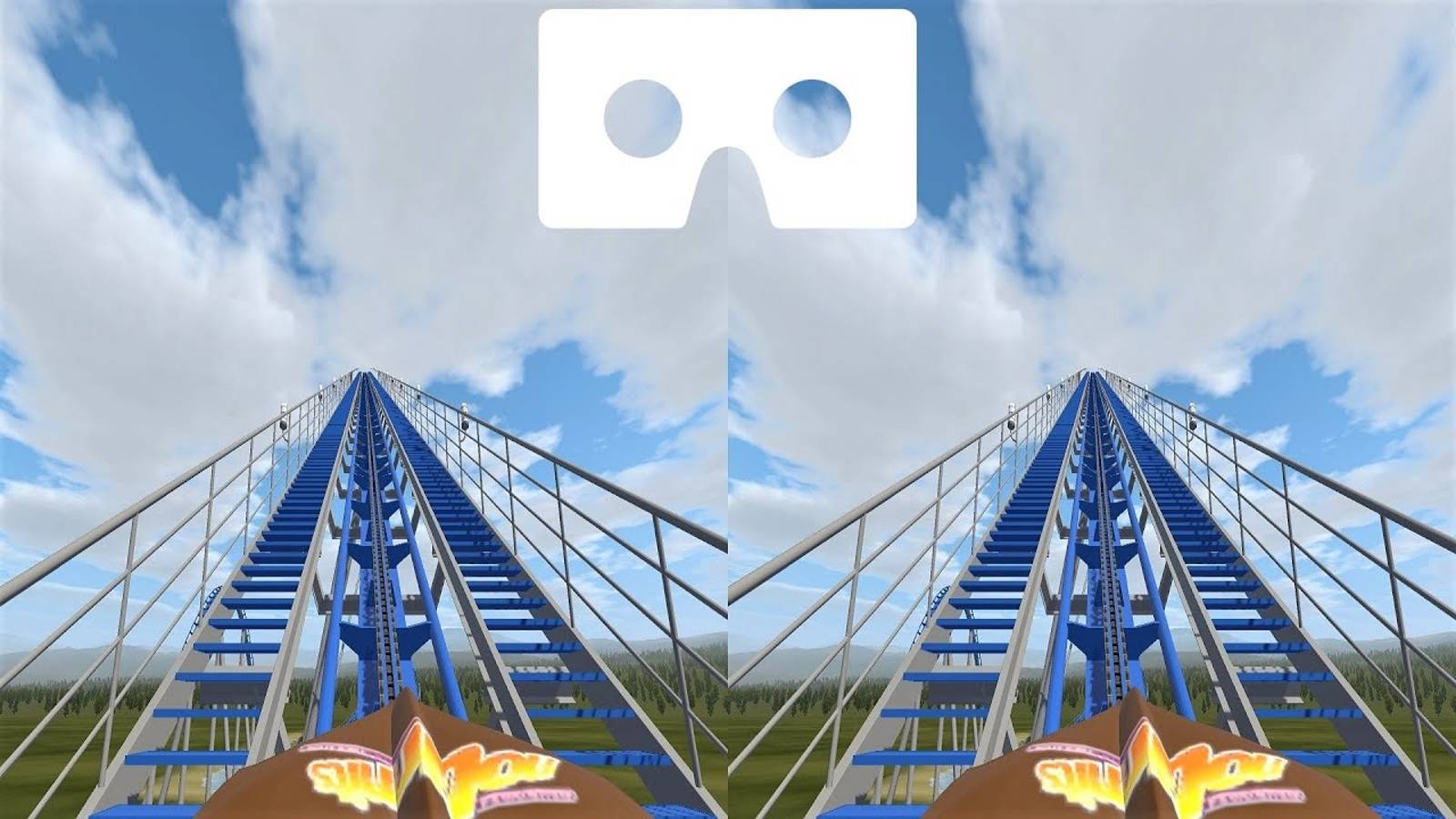 Американские горки 38 3Д видео 3D SBS VR box google cardboard смотреть онлайн