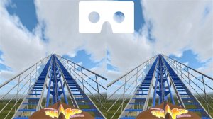 Американские горки 38 3Д видео  3D SBS VR box google cardboard