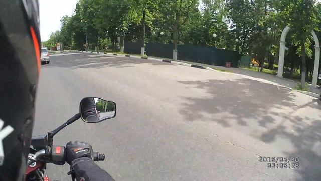 поездка по маршруту на мотоцикле Балашиха-Раменское красивые места Ч1 смотреть онлайн