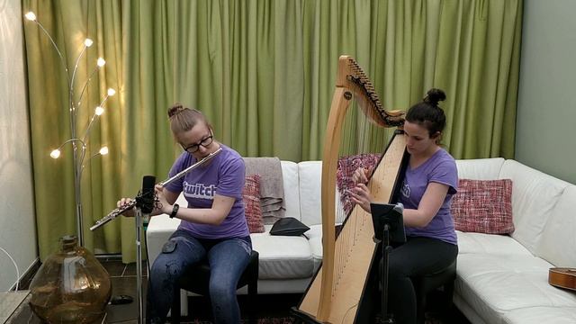 Tifa's Theme from Final Fantasy (Flute & Harp Cover) смотреть онлайн